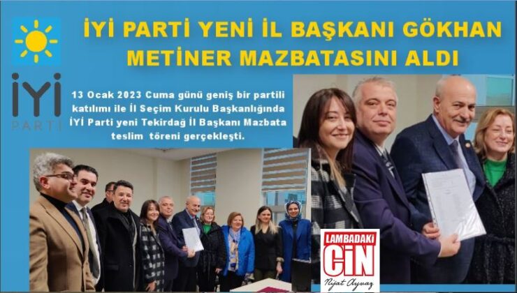 METİNER “DEMOKRASİ ŞÖLENİMİZİ MAZBATAMIZ İLE TAÇLANDIRDIK”