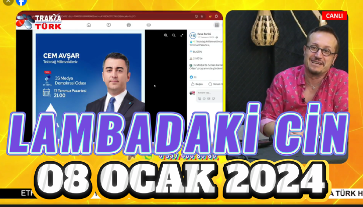 LAMBADAKİ CİN 08 Ocak 2024