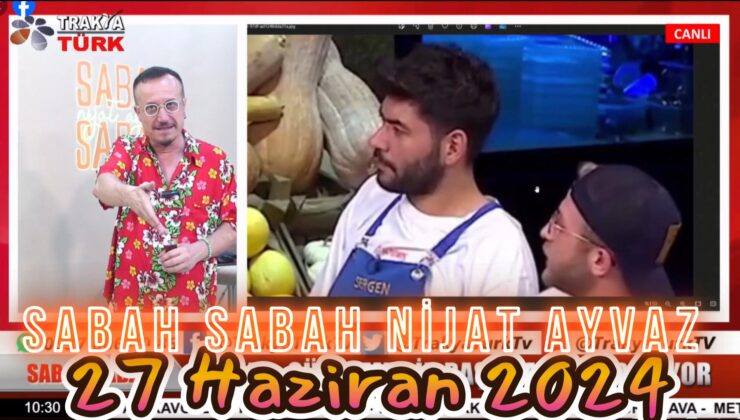 SABAH SABAH NİJAT AYVAZ 27 Haziran 2024