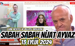 SABAH SABAH NİJAT AYVAZ 13 Eylül 2024