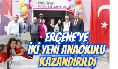 ERGENE’YE İKİ YENİ ANAOKULU KAZANDIRILDI