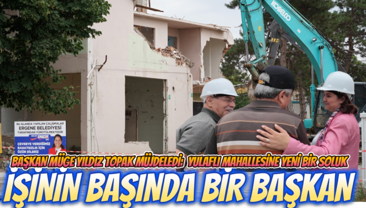 İŞİNİN BAŞINDA BİR BAŞKAN!