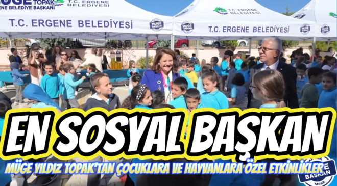 EN SOSYAL BAŞKAN MÜGE YILDIZ TOPAK’TAN ÇOCUKLARA VE HAYVANLARA ÖZEL ETKİNLİKLER