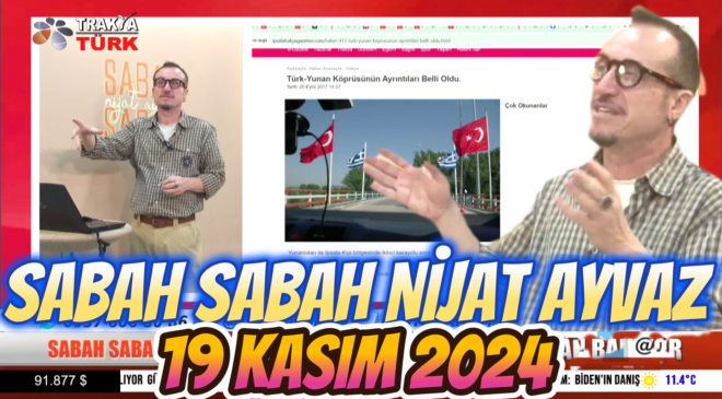 SABAH SABAH NİJAT AYVAZ 19 Kasım 2024