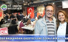MÜGE BAŞKANDAN GAZETECİLERE ÖZENLİ BİR KUTLAMA