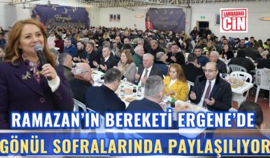 RAMAZAN’IN BEREKETİ ERGENE’DE GÖNÜL SOFRALARINDA PAYLAŞILIYOR