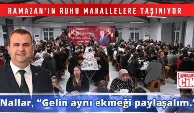 AYNI EKMEK, AYNI SOFRA, AYNI MAHALLE