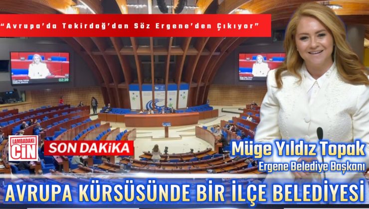 TÜRKİYE’NİN VE ERGENE’NİN SESİ AVRUPA’DA: İLÇE BELEDİYESİNDEN ULUSLARARASI BAŞARI