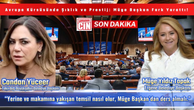 AVRUPA’DA ERGENE VAR, BÜYÜKŞEHİR YOK