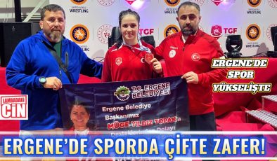 ERGENE’DE SPORDA ÇİFTE ZAFER!