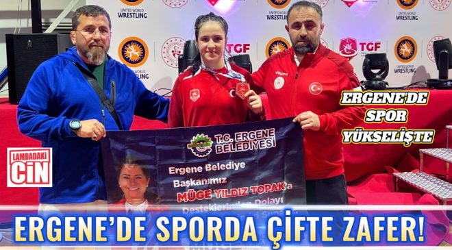 ERGENE’DE SPORDA ÇİFTE ZAFER!