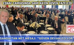 SANDIKTAN NET MESAJ: “GÜVEN DEVAM EDİYOR”