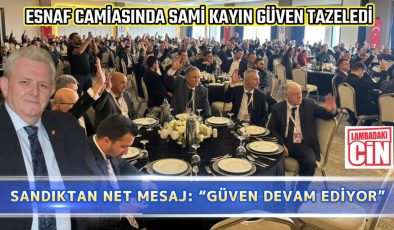 SANDIKTAN NET MESAJ: “GÜVEN DEVAM EDİYOR”