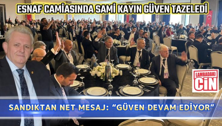 SANDIKTAN NET MESAJ: “GÜVEN DEVAM EDİYOR”