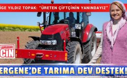 ERGENE’DE TARIMA DEV DESTEK!