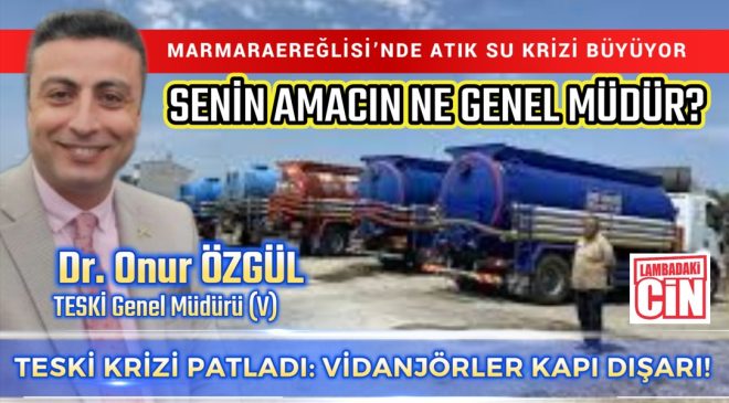 TESKİ KRİZİ PATLADI: VİDANJÖRLER KAPI DIŞARI!