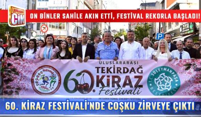 KİRAZ FESTİVALİ’NDE BÜYÜK COŞKU!