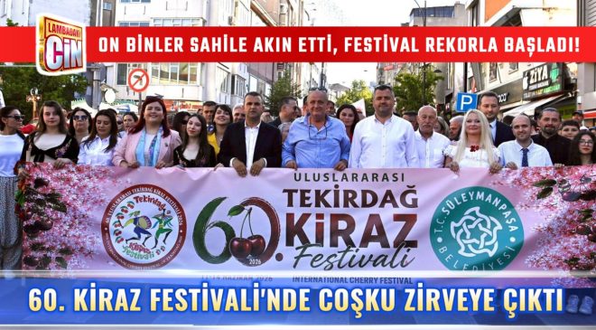 KİRAZ FESTİVALİ’NDE BÜYÜK COŞKU!