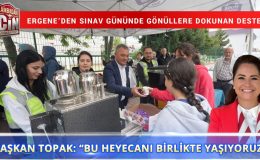 BAŞKAN TOPAK’TAN SINAV SABAHI MORAL HAMLESİ