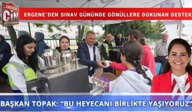 BAŞKAN TOPAK’TAN SINAV SABAHI MORAL HAMLESİ
