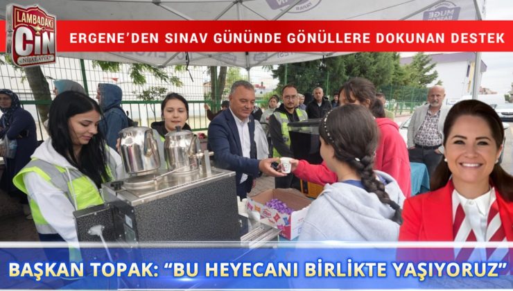 BAŞKAN TOPAK’TAN SINAV SABAHI MORAL HAMLESİ