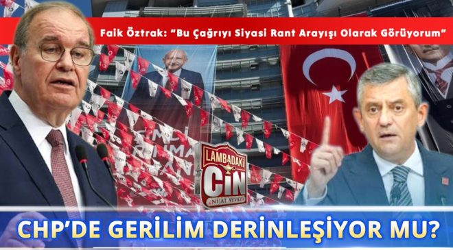 FAİK ÖZTRAK’TAN ÖZGÜR ÖZEL’E SERT YANIT: “TEKİRDAĞ HALKI SİYASİ ŞOVLARA MALZEME OLAMAZ”