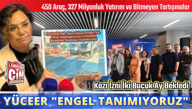 CANDAN BAŞKAN: “HİZMETİN ÖNÜNDE ENGEL TANIMIYORUZ”