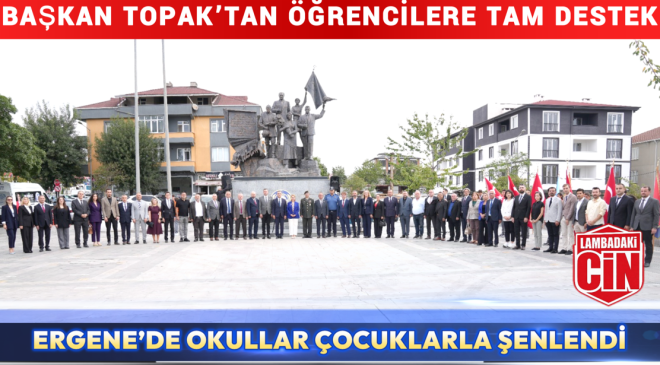 ERGENE’DE İLKÖĞRETİM HAFTASI GÖSTERİLERLE KUTLANDI