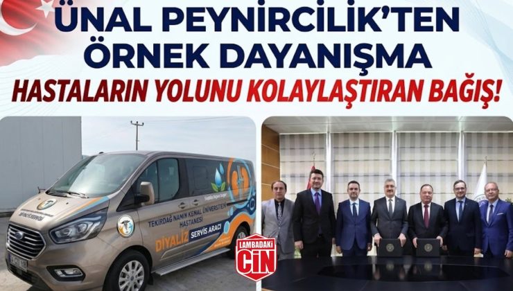 HASTALARIN YOLUNU KOLAYLAŞTIRAN BAĞIŞ!
