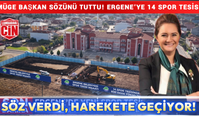 ERGENE’YE 14 SPOR TESİSİ GELİYOR!