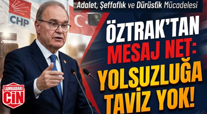 ÖZTRAK’TAN YOLSUZLUK ÇIKIŞI: “YOLSUZLUK YAPANLARIN ARAMIZDA YERİ YOK!”